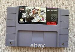 Chrono Trigger SNES Super Nintendo + Box + Instructions + Maps VERY RARE