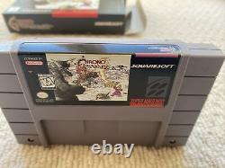 Chrono Trigger SNES Super Nintendo + Box + Instructions + Maps VERY RARE