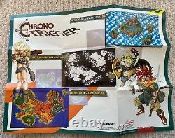 Chrono Trigger SNES Super Nintendo + Box + Instructions + Maps VERY RARE