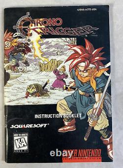 Chrono Trigger (Super Nintendo, 1995) SNES CIB Complete Authentic Tested