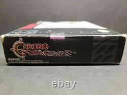 Chrono Trigger (Super Nintendo, 1995) SNES Complete Boxed with Map Poster CIB