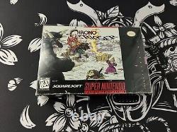 Chrono Trigger (Super Nintendo Entertainment System, 1995) SNES withBox and Manual