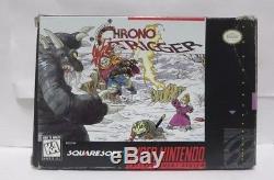 Chrono Trigger (Super Nintendo Entertainment System, 1995)snes box And Game