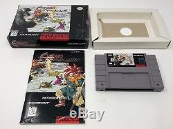 Chrono Trigger (Super Nintendo SNES, 1995) Complete with Box & Manual