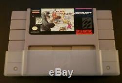 Chrono Trigger Super Nintendo SNES 1995 /w original game manual and map poster