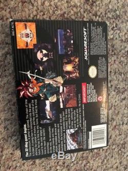 Chrono Trigger (Super Nintendo, SNES) Authentic with Box Manual And 1 Poster