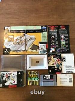 Chrono Trigger (Super Nintendo SNES) Complete CIB with Ads