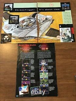 Chrono Trigger (Super Nintendo SNES) Complete CIB with Ads