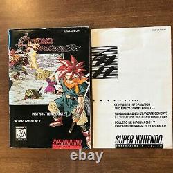 Chrono Trigger (Super Nintendo SNES) Complete CIB with Ads