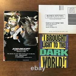 Chrono Trigger (Super Nintendo SNES) Complete CIB with Ads