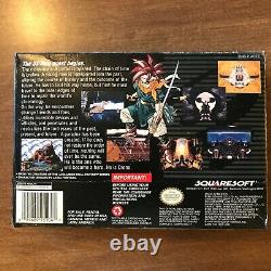 Chrono Trigger (Super Nintendo SNES) Complete CIB with Ads