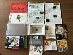 Chrono Trigger (Super Nintendo SNES) Complete CIB with Posters + Ads