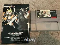 Chrono Trigger (Super Nintendo SNES) Complete CIB with Posters + Ads COLLECTOR