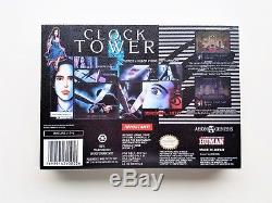 Clock Tower with Custom Case English Translation Super Nintendo SNES (US Seller)
