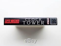 Clock Tower with Custom Case English Translation Super Nintendo SNES (US Seller)