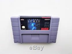 Clock Tower with Custom Case English Translation Super Nintendo SNES (US Seller)