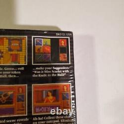 Clue (Super Nintendo SNES, 1992)? SEALED? Brand New