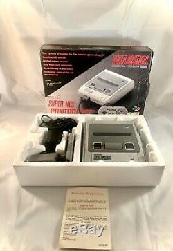 Complete Boxed Super Nintendo Nes Control Set Snes Pal Aus 1992 Excellent Cond