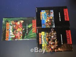 Complete Games Donkey Kong Country 1 2 & 3 for Super Nintendo SNES ntsc