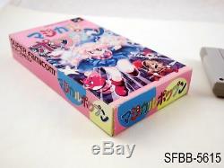 Complete Magical Pop'n Super Famicom Japanese Import CIB SFC Rare US Seller B