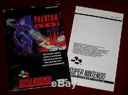 Complete Super Nintendo SNES Game PHANTOM 2040 PAL English