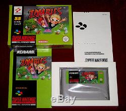 Complete Super Nintendo SNES Game ZOMBIES ATE MY NEIGHBOURS PAL Neighbors