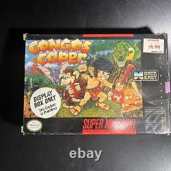 Congo's Caper ORIGINAL / AUTHENTIC Super Nintendo SNES With Box Tested