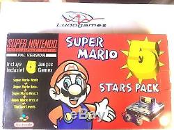 Consola Super Mario 5 Stars Pack Snes Nintendo Including Games Mint Condition