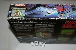 Consola Super Nintendo Snes En Caja Con 2 Juegos Buen Estado Version Española
