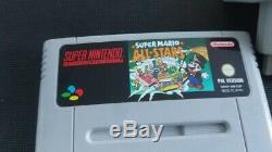 Consola Super Nintendo Snes Super Mario All Stars Pack En Caja + Juegos Extras