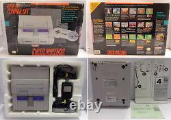 Console Game Gioco Super Nintendo SNES Americano USA NTSC CONTROL SET Scatolato