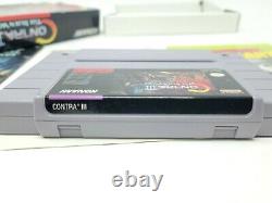 Contra III The Alien Wars Super Nintendo SNES Complete Good Fast Shipping