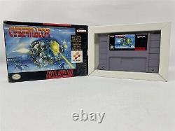 Cybernator (Snes, 1993) Super Nintendo Game Cartridge with Box NO MANUAL