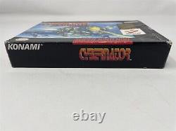 Cybernator (Snes, 1993) Super Nintendo Game Cartridge with Box NO MANUAL