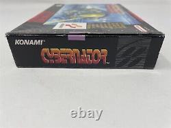 Cybernator (Snes, 1993) Super Nintendo Game Cartridge with Box NO MANUAL