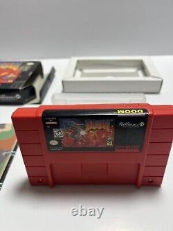 DOOM Super Nintendo SNES Complete in Box CIB