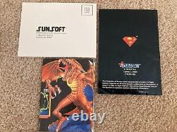 Death and Return of Superman (Super Nintendo SNES) Complete CIB with Poster + Ad