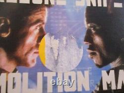 Demolition Man (Super Nintendo SNES, 1995) COMPLETE with Box manual game poster