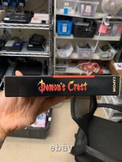 Demon's Crest (Super Nintendo Entertainment System, SNES) Complete CIB NR MINT