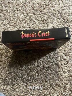 Demon's Crest Super Nintendo SNES CIB Cart Box Manual Inserts Reg Card