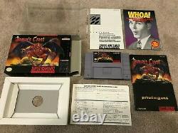 Demon's Crest (Super Nintendo SNES) Complete CIB COLLECTOR