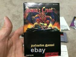 Demon's Crest (Super Nintendo SNES) Complete CIB COLLECTOR