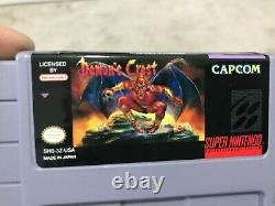 Demon's Crest (Super Nintendo SNES) Complete CIB COLLECTOR