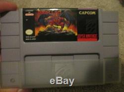 Demon's Crest (Super Nintendo SNES) Complete CIB with Poster Collector