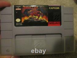 Demon's Crest (Super Nintendo SNES) Complete CIB with Poster Collector