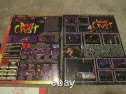 Demon's Crest (Super Nintendo SNES) Complete CIB with Poster NICE