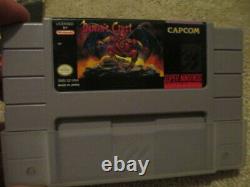 Demon's Crest (Super Nintendo SNES) Complete CIB with Poster NICE