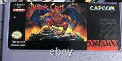 Demon's Crest Super Nintendo SNES Game Tested + Working & Authentic