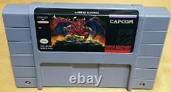 Demon's Crest for Super Nintendo SNES NTSC Complete & Near Mint Condition Capcom