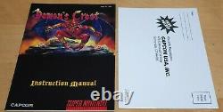 Demon's Crest for Super Nintendo SNES NTSC Complete & Near Mint Condition Capcom